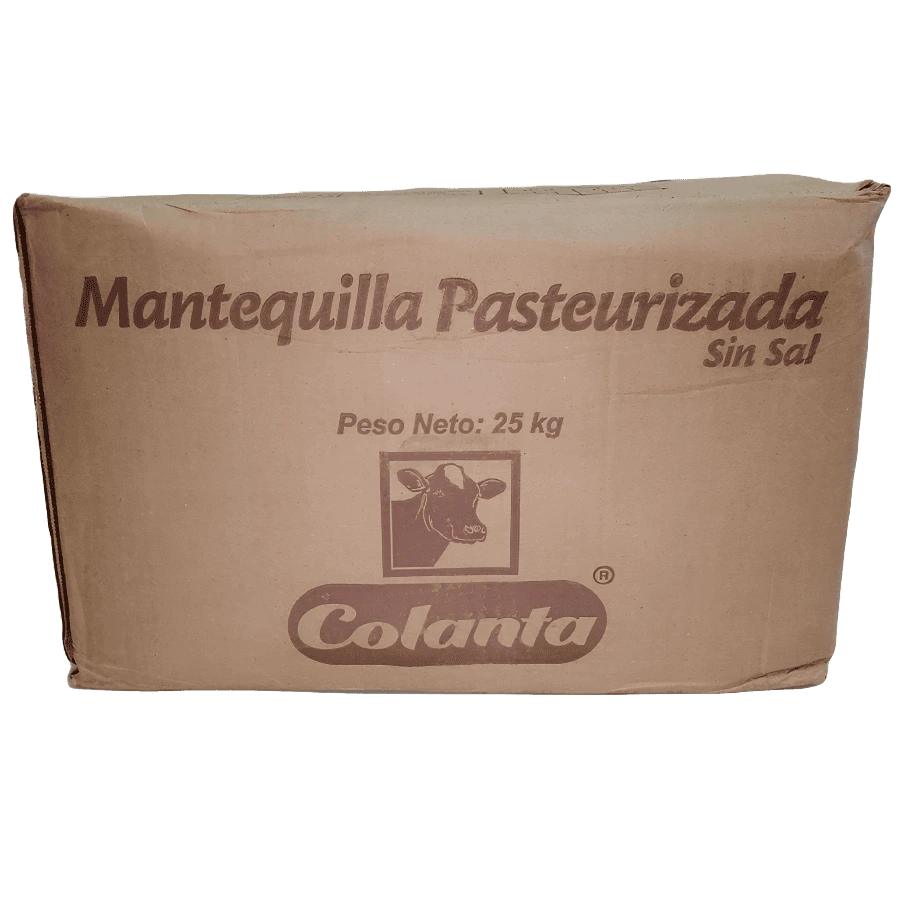 Mantequilla Pasteurizada Sin Sal Colanta X 25 kg